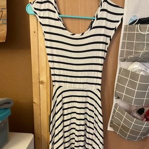 Summer dress with open back